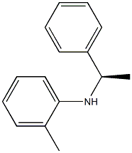 Benzenemethanamine, alpha-methyl-N-(2-methylphenyl)-, rel-(-)- (9CI) 结构式