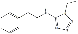 1H-Tetrazol-5-amine,1-ethyl-N-(2-phenylethyl)-(9CI) 结构式