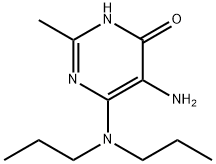 4(1H)-Pyrimidinone,5-amino-6-(dipropylamino)-2-methyl-(9CI) 结构式