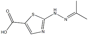 5-Thiazolecarboxylicacid,2-[(1-methylethylidene)hydrazino]-(9CI) 结构式