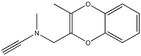 1,4-Benzodioxin-2-methanamine,N-ethynyl-N,3-dimethyl-(9CI) 结构式