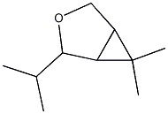 3-Oxabicyclo[3.1.0]hexane,6,6-dimethyl-2-(1-methylethyl)-(9CI) 结构式