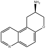 1H-Pyrano[3,2-f]quinolin-2-amine,2,3-dihydro-,(2R)-(9CI) 结构式