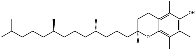 (2S, 4'S, 8'R)-α-Tocopherol 结构式