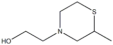 4-Thiomorpholineethanol,2-methyl-(9CI) 结构式