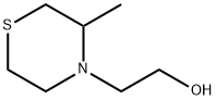 4-Thiomorpholineethanol,3-methyl-(9CI) 结构式
