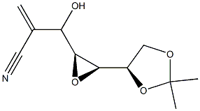 D-altro-Heptononitrile, 4,5-anhydro-2-deoxy-2-methylene-6,7-O-(1-methylethylidene)- (9CI) 结构式