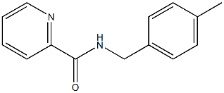 2-Pyridinecarboxamide,N-[(4-methylphenyl)methyl]-(9CI) 结构式