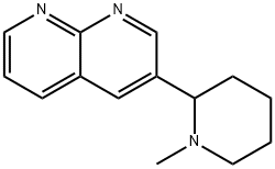 1,8-Naphthyridine,3-(1-methyl-2-piperidinyl)-(9CI) 结构式