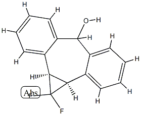 1,1-Difluorocyclopropane Dibenzosuberol 结构式