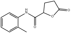 2-Furancarboxamide,tetrahydro-N-(2-methylphenyl)-5-oxo-(9CI) 结构式
