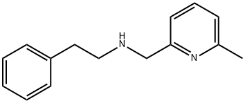 2-Pyridinemethanamine,6-methyl-N-(2-phenylethyl)-(9CI) 结构式