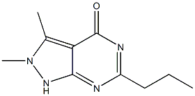 4H-Pyrazolo[3,4-d]pyrimidin-4-one,1,2-dihydro-2,3-dimethyl-6-propyl-(9CI) 结构式