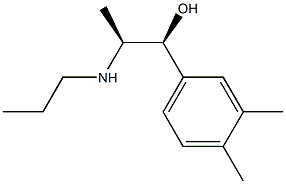 Benzyl alcohol, 3,4-dimethyl-alpha-[1-(propylamino)ethyl]-, threo- (8CI) 结构式