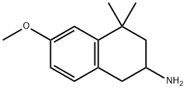 2-Naphthylamine,1,2,3,4-tetrahydro-6-methoxy-4,4-dimethyl-(8CI) 结构式