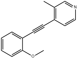 3-Picoline,4-[(o-methoxyphenyl)ethynyl]-(8CI) 结构式