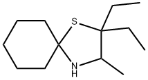 1-Thia-4-azaspiro[4.5]decane,2,2-diethyl-3-methyl-(8CI) 结构式