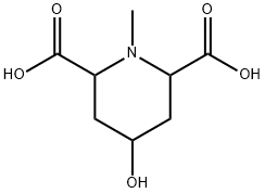 2,6-Piperidinedicarboxylicacid,4-hydroxy-1-methyl-(8CI) 结构式