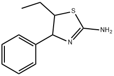 2-Thiazoline,2-amino-5-ethyl-4-phenyl-(8CI) 结构式