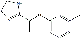 2-Imidazoline,2-[1-(m-tolyloxy)ethyl]-(8CI) 结构式