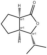 1H-Cyclopenta[c]furan-1-one,hexahydro-3-(1-methylethyl)-,(3R,3aS,6aR)-rel-(9CI) 结构式