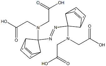 4,4'-bis(alpha-iminodiacetic acid)azotoluene 结构式