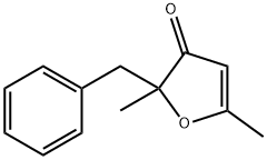 3(2H)-Furanone,2,5-dimethyl-2-(phenylmethyl)-(9CI) 结构式