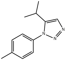 1H-1,2,3-Triazole,5-(1-methylethyl)-1-(4-methylphenyl)-(9CI) 结构式