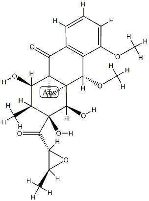 MENSACARCIN 结构式