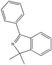 1H-Isoindole,1,1-dimethyl-3-phenyl-(9CI) 结构式