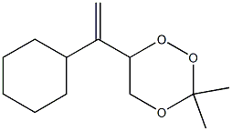 1,2,4-Trioxane,6-(1-cyclohexylethenyl)-3,3-dimethyl-(9CI) 结构式