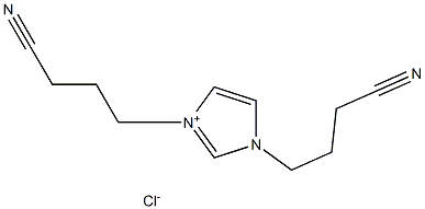 1,3-双(3-氰丙基)氯化咪唑 结构式