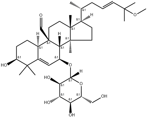 苦瓜皂苷 K 结构式