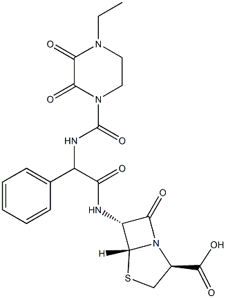 3,3-didemethylpiperacillin 结构式