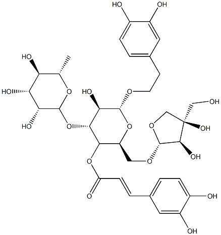连翘脂苷B 结构式