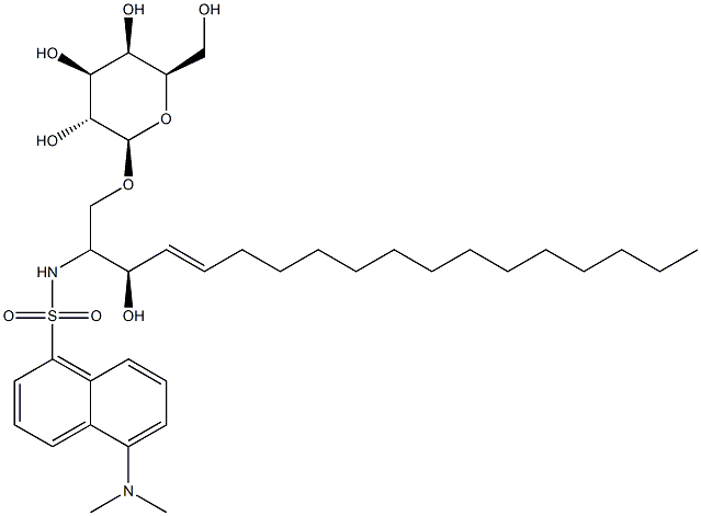 N-dansylpsychosine 结构式