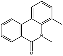 6(5H)-Phenanthridinone,4,5-dimethyl-(9CI) 结构式