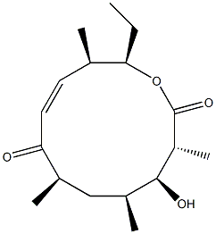 10-deoxymethynolide 结构式