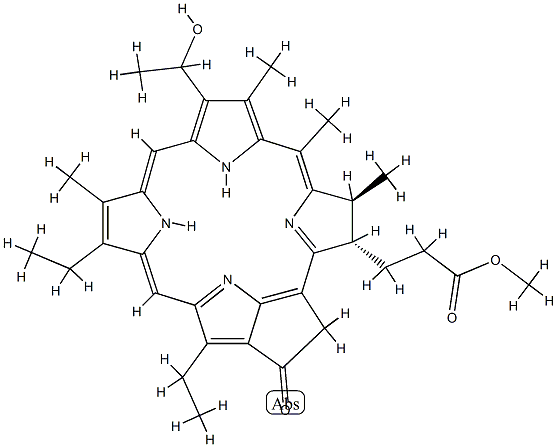 bacteriopheophorbide c methyl ester 结构式