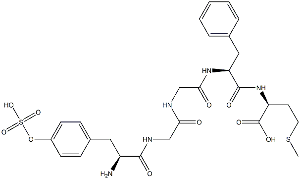 enkephalin-Met, Tyr-O-sulfate 结构式