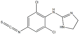 Clonidine 4-isothiocyanate  结构式