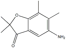 3(2H)-Benzofuranone,5-amino-2,2,6,7-tetramethyl-(9CI) 结构式