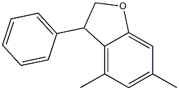 Benzofuran,2,3-dihydro-4,6-dimethyl-3-phenyl-(9CI) 结构式