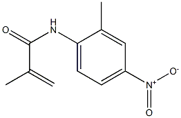 2-Propenamide,2-methyl-N-(2-methyl-4-nitrophenyl)-(9CI) 结构式