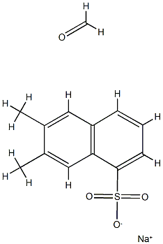 1,6-二甲基-萘磺酸钠盐与甲醛的聚合物 结构式