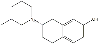 (S)-(-)-7-HYDROXY-DPAT HYDROBROMIDE 结构式