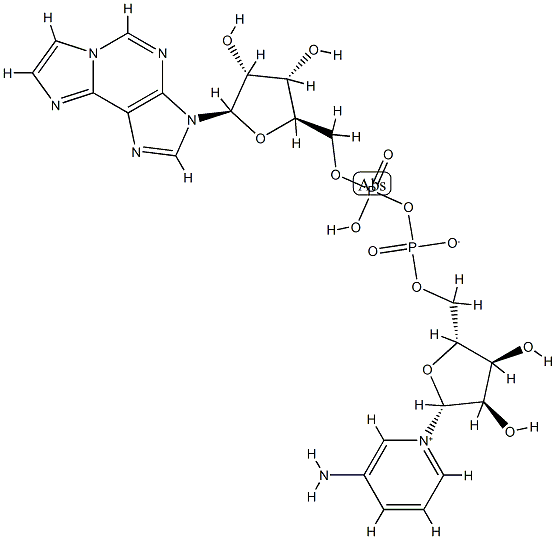 3-aminopyridine 1,N(6)-ethenoadenine dinucleotide 结构式