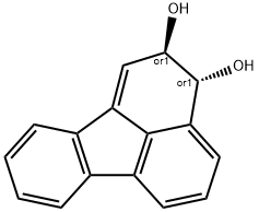 Fluoranthene trans-2,3-dihydrodiol 结构式