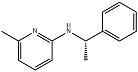 2-?Pyridinamine, 6-?methyl-?N-?[(1S)?-?1-?phenylethyl]?- 结构式