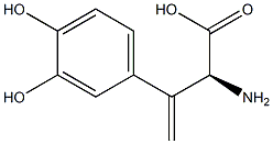 Tyrosine, 3-hydroxy-ba-methylene- (9CI) 结构式